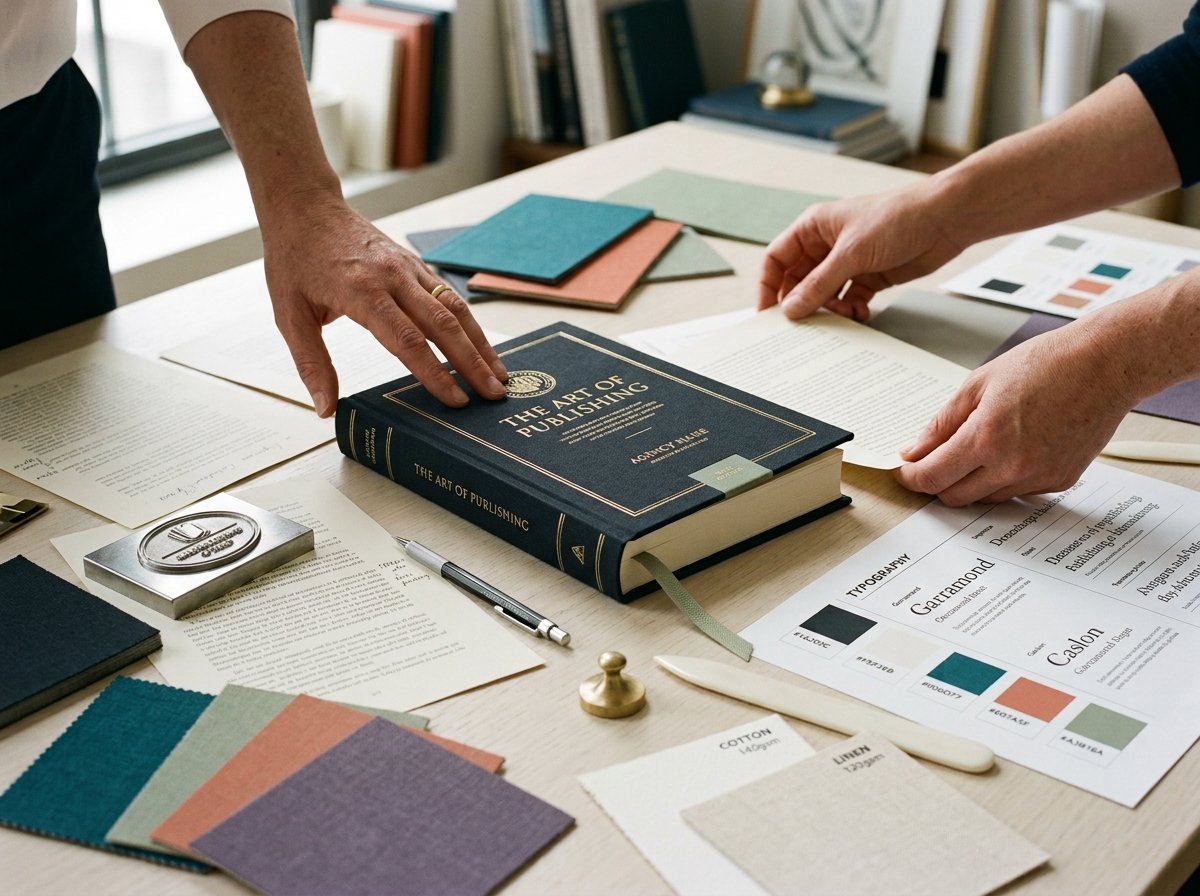 Matrix Net Inc editorial team reviewing proofs and book layouts