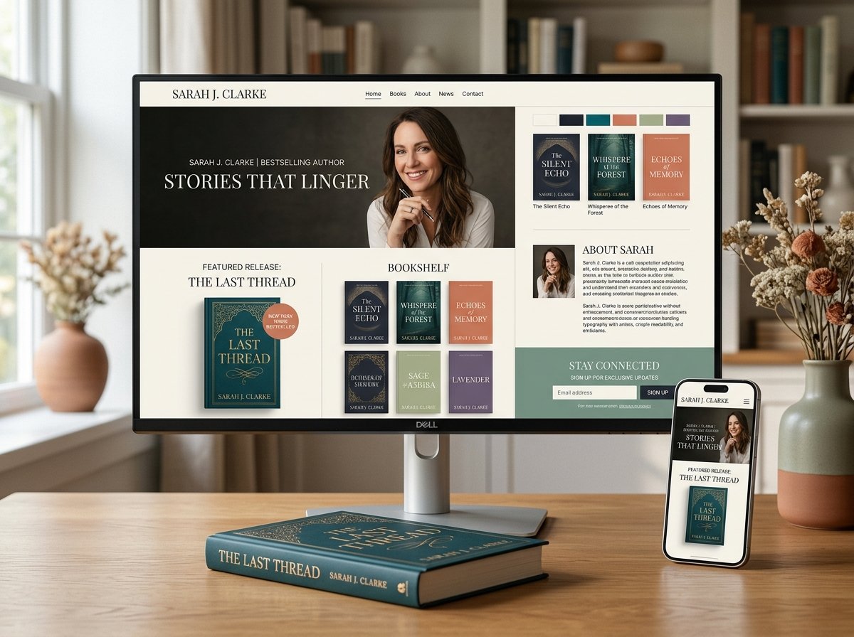 Author Website Design and Platform Development