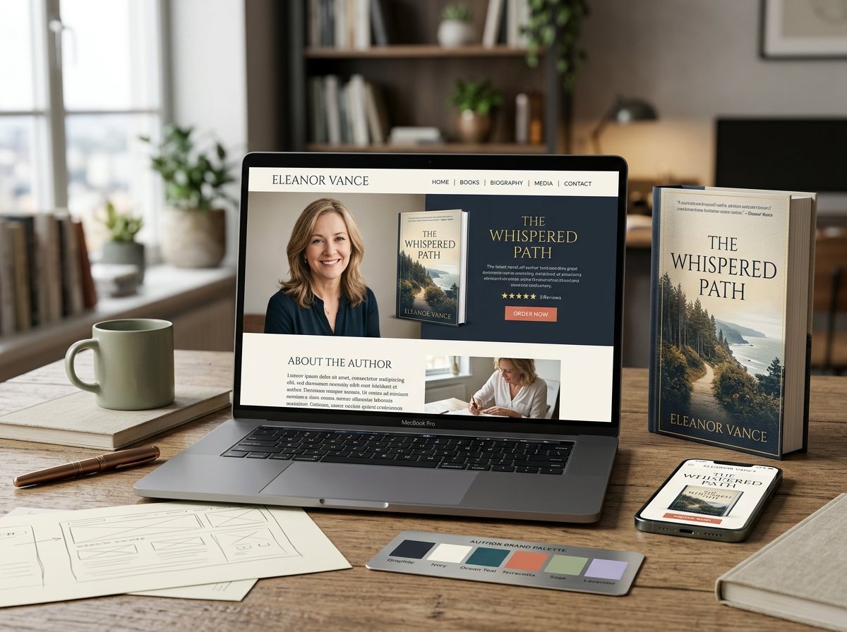 Custom Author Website Design and Development